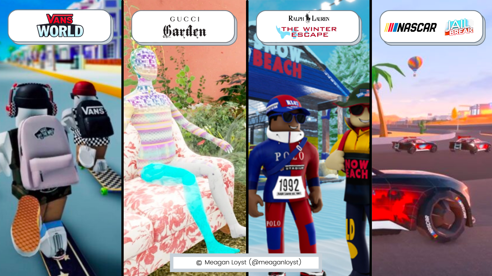 Popular brand activations on Roblox created in partnership with individual developers